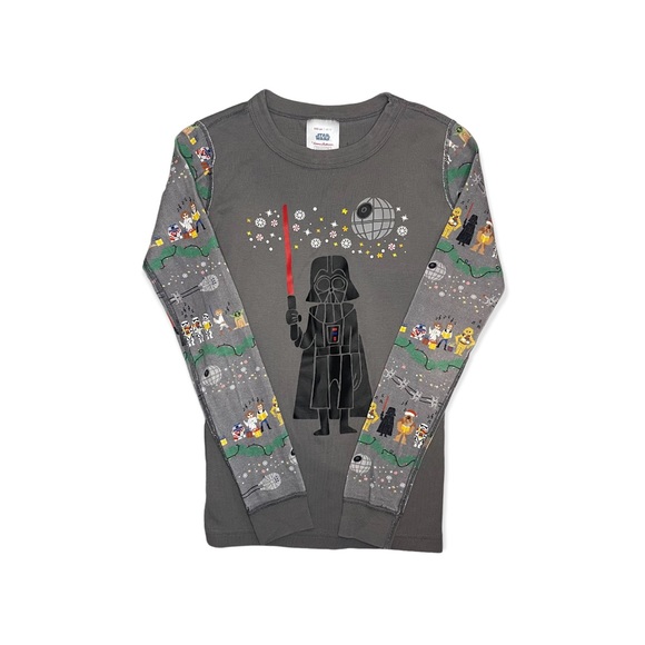 Hanna Andersson x Disney Star Wars Holiday Organic Pajama Top Price FIRM - Picture 3 of 6